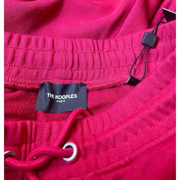 NWT The Kooples Red Jogger Size Small - Picture 9 of 13